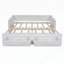 Lit de jour polyvalent en bois avec lit gigogne et rangement pour espaces domestiques-796172495
