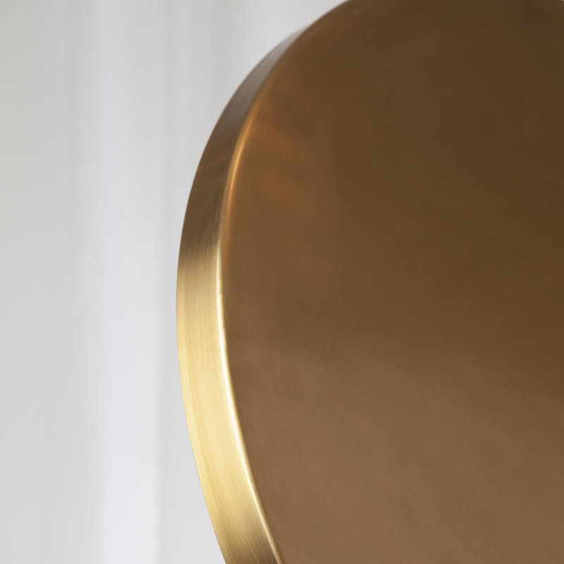 Plaid Etched Tray-Antique Brass