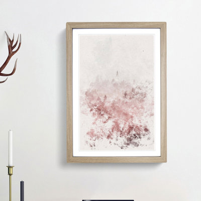 Church in an Italian Forest - Picture Frame Painting Print