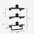 Artimese 3 Piece Industrial Pipe Shelves