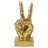 Silver Polystone Hands Decorative Sculpture, Set of 3 7", 7", 6"H-1281237373