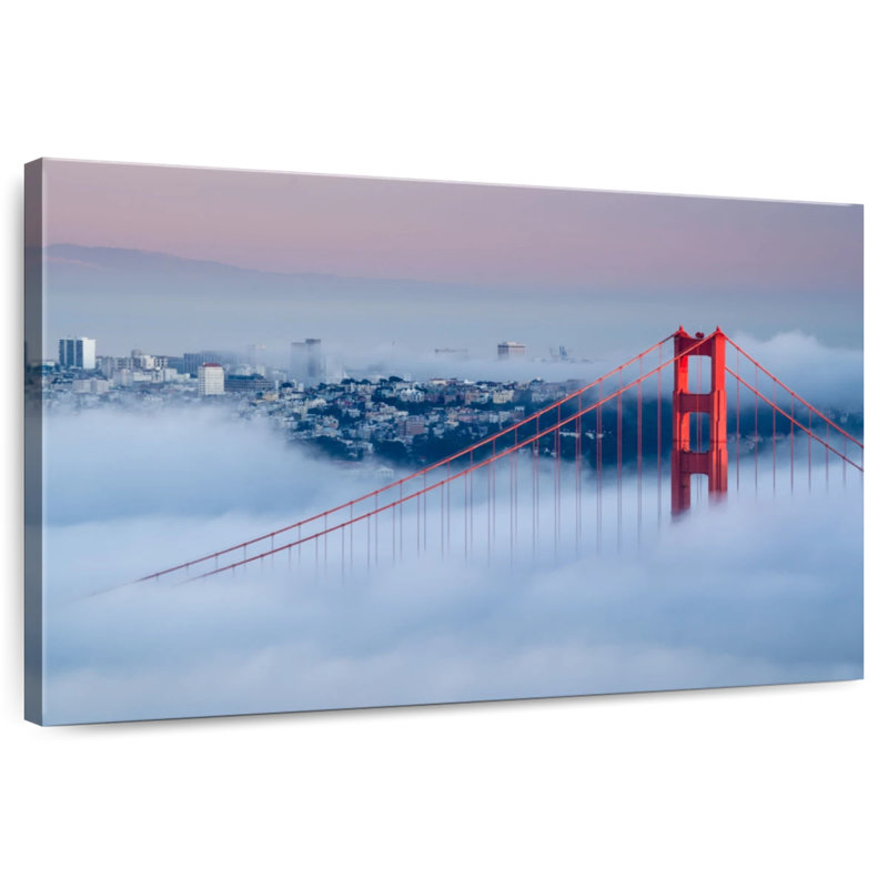 Lilie Murky Golden Gate Bridge, H 30 po x l 45 po