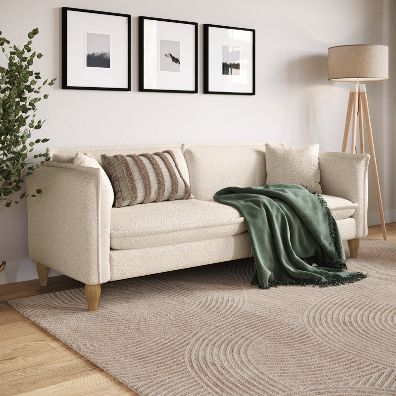 Canapé capitonné de 83 po Crisanna, Beige