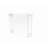 Clear Window Signs Plexiglass Acrylic Feature 8-1/2" W x 11" H Frame W/Suction Cups