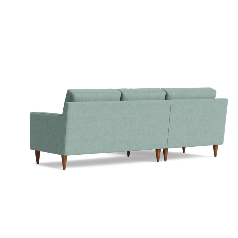 MCM Chaise Sectional, Performance Weave - Spa, Left Hand Facing