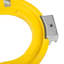 Ensemble de compresseur à ressort Strut, ensemble de compresseur à ressort Strut Macpherson, outil d'extraction de ressorts hélicoïdaux à fourche interchangeable, avec manchon de protection jaune et étui de transport