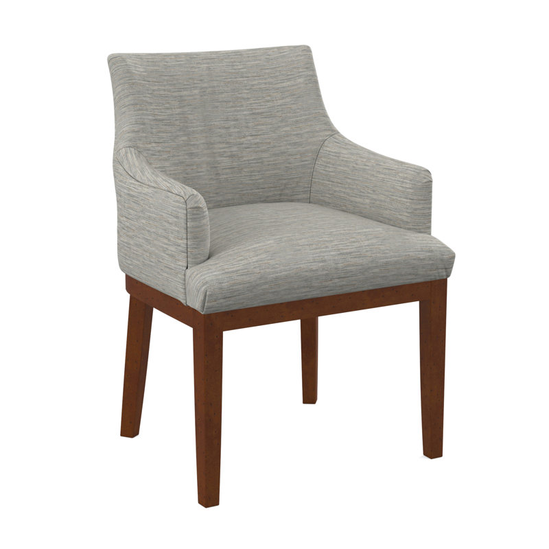Upholstered Arm Chair, 61555-75, Espresso