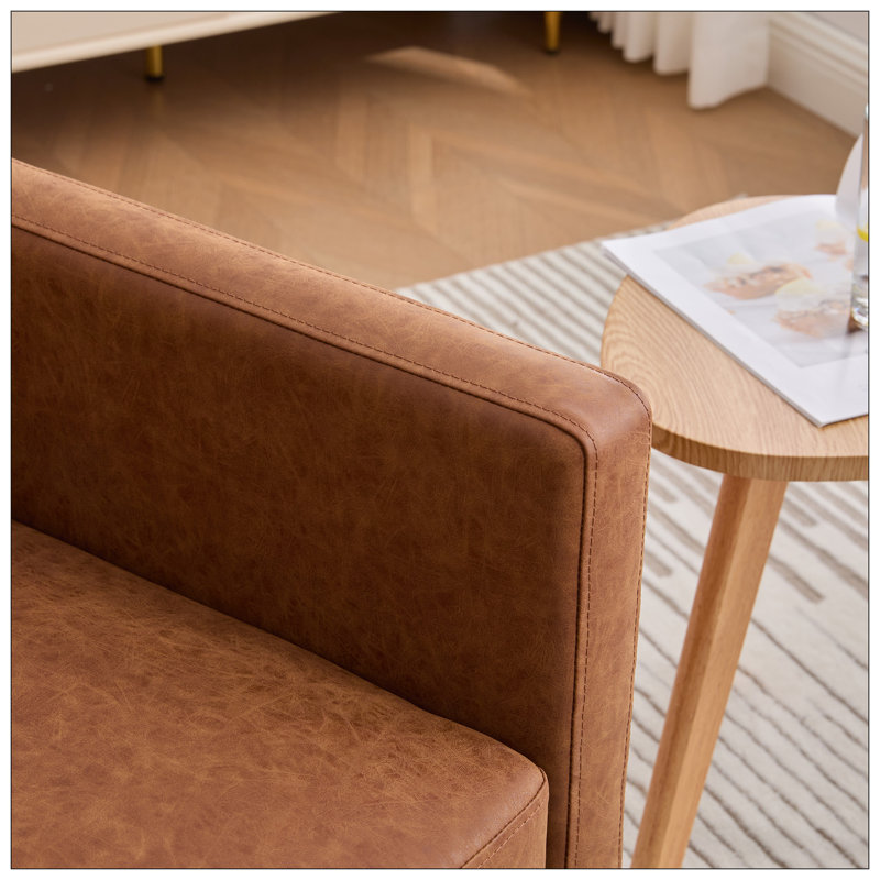 Fauteuil pivotant à 360 degrés, Brun