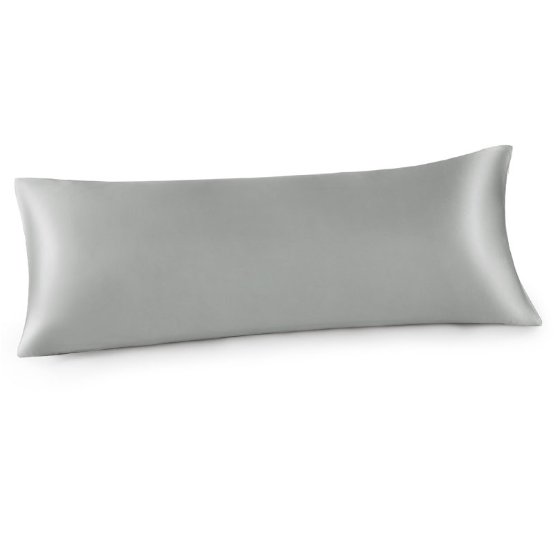 Bedsure Pillowcase With Zipper Closure, Body Pillow, Gray