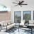 Abner 52" Indoor and Outdoor Ceiling Fan with Light