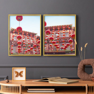 Lovely Lanterns I-Premium Framed Print -Ready to Hang - No Nails Required - No Nails Required
