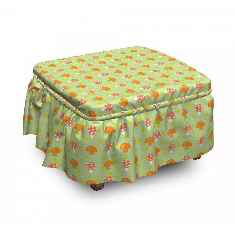 Box Cushion Ottoman Slipcover
