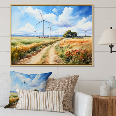 " Wind Turbines In Countryside II "