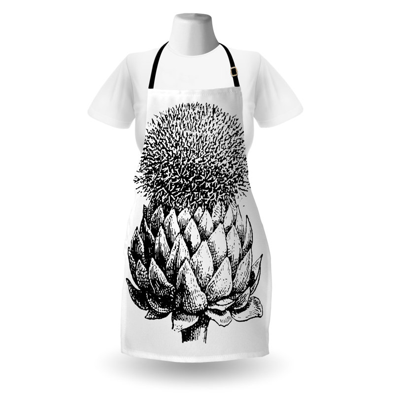 No Pattern Bib Apron