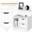 40cm W Manufactured Wood Bedside Table