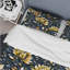 Ensemble de housse de couette zen jaune et bleu-1638960042
