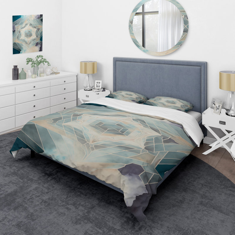 Ensemble de housse de couette en microfibre / polyester Fondamental Patterns