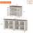 Scarlett 67.7" W Solid and Manufactured Wood Sideboard Cabinet with Adjustable Shelves-1947948375