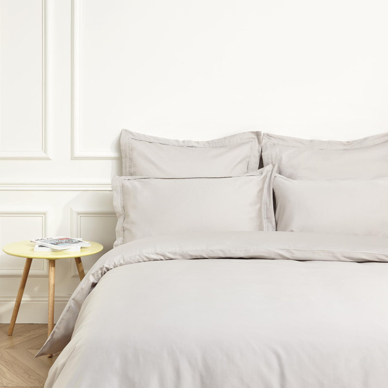 Aurore 300 TC Duvet Cover, Light Beige