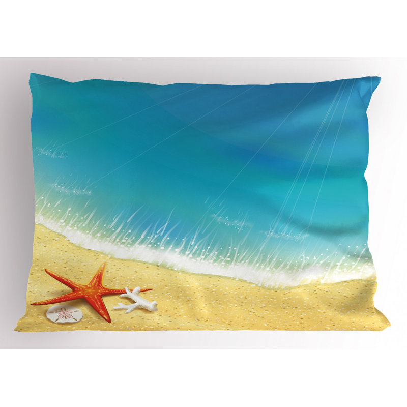 Starfish Polyester Sham Set, Twin