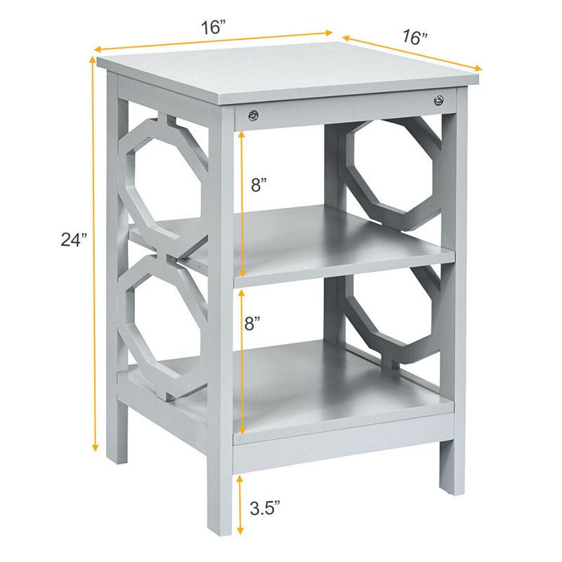 Minburn End Table, Gray