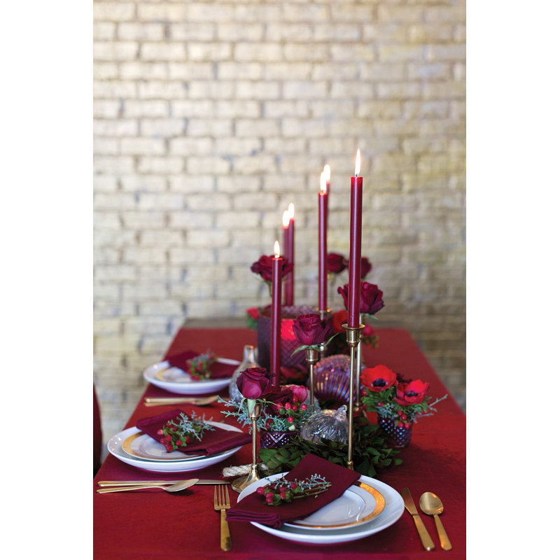 Metal tabletop candlestick Gola, H 11 po x l 3,25 po x P 3,25 po