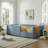 Boucle Upholstered Semi-Enclosed Daybed With Storage Drawer And Two-Step Foam Step Stool-21611815