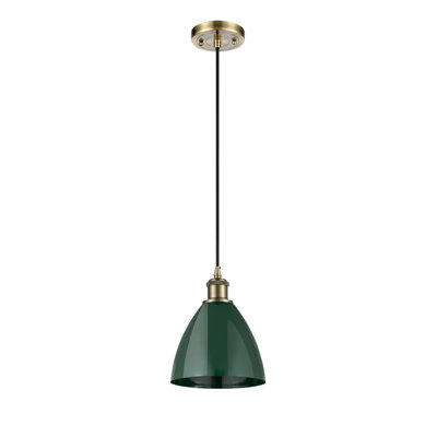Plymouth Dome 1 - Light Single Drop Pendant Pendant