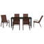 7 Piece Garden Dining Set Steel-457236317