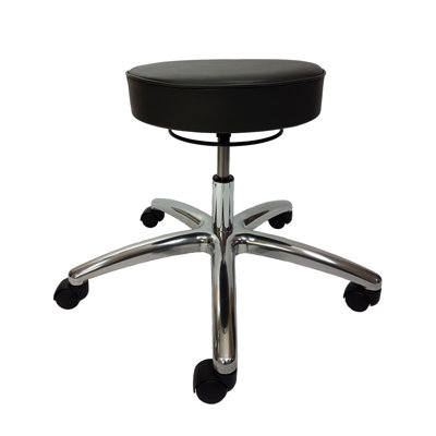 Tabouret rond en vinyle Kyzin