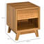 Mullica 40cm W Manufactured Wood Bedside Table