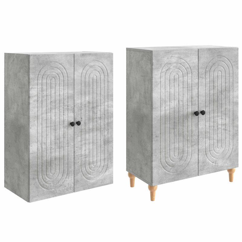 Storage Cabinet, Concrete Grey