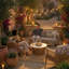 Tatiyanah FSC 1 AMIRA 4-Seater Lounging Set with Coffee Table
