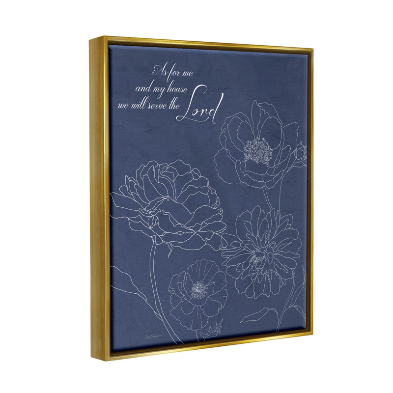 Art de giclée religieuse, contour et motif floral par Carol Robinson, H 14 po x l 11 po x P 1,5 po