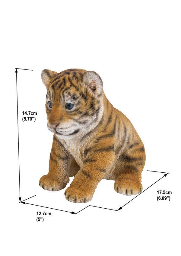 Hi-Line Gift Ltd Playing Baby Tiger, 7