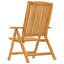 Chaise de patio pliante en teck-93588641