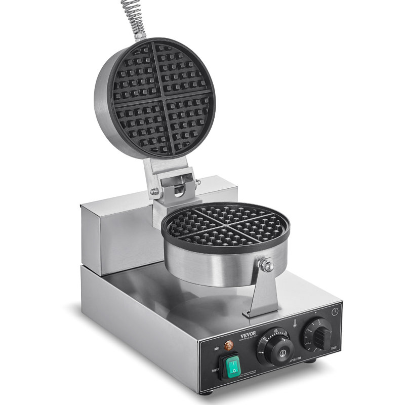 Gaufrier commercial anti-adhésif 1230W