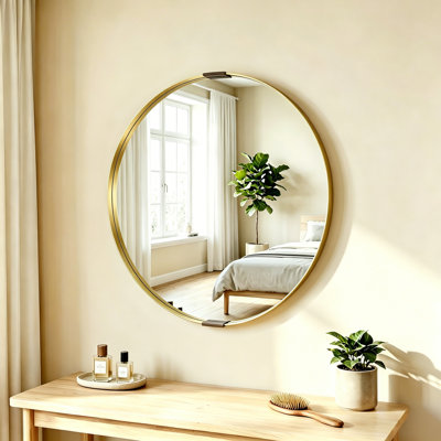 Aluminium Round Mirror