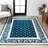 Reilly French Border Navy/Blue Rug-1814545926