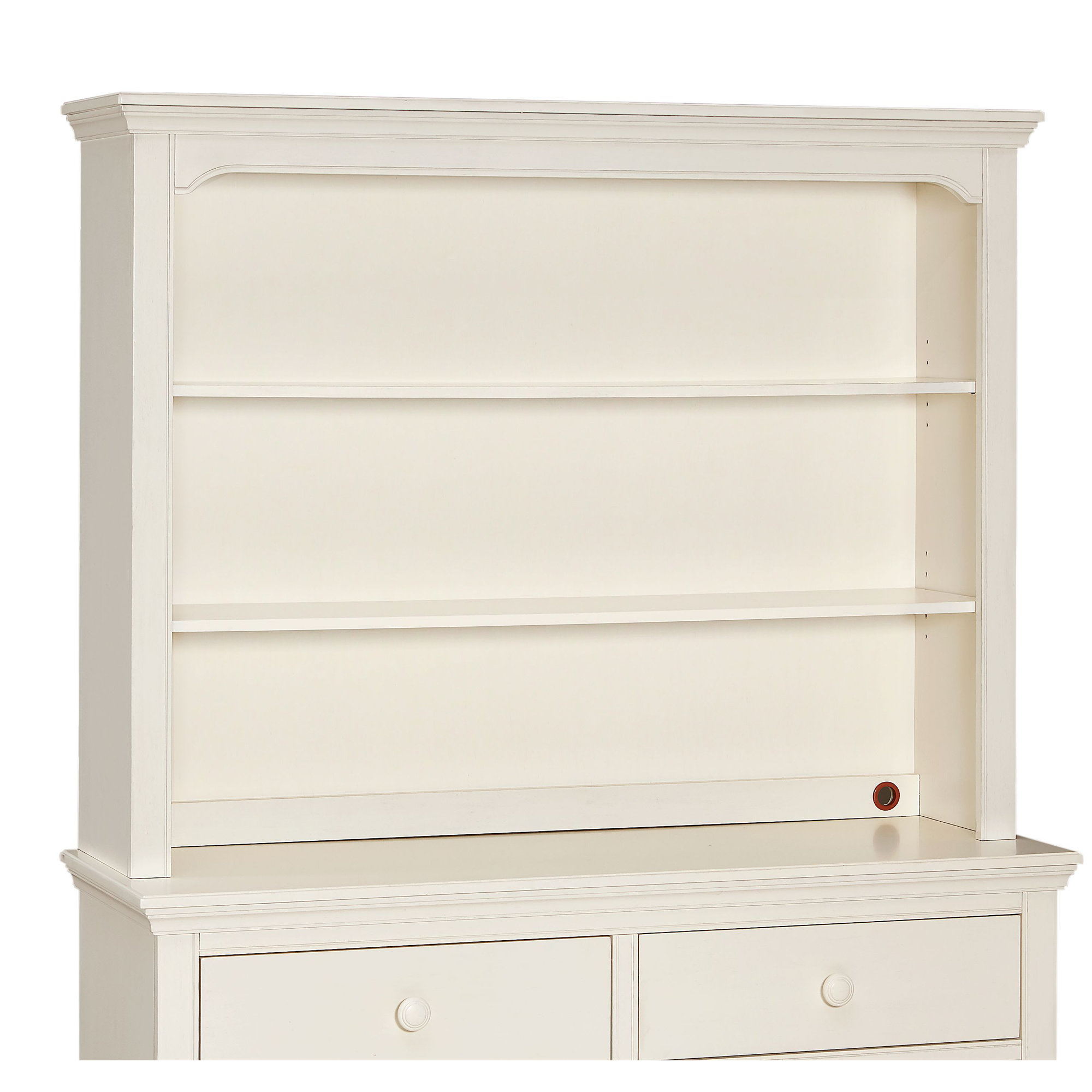 Charter Wide Bookcase, White Dove