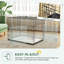 Metal Collapsible Pet Crate with 2 Doors-108045878