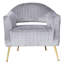 Fauteuil de 29,1 po en velours Noho