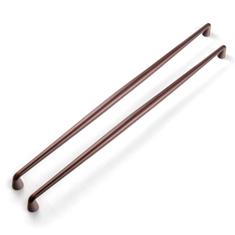 Poignée de meuble 18 po à poignée simple et polyvalente bronze huilé, Bronze frotté à l'huile
