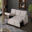 Canapé modulaire convertible rembourré avec méridienne coulissante-344434482-344434483