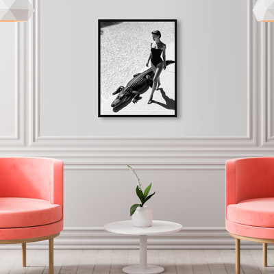 Reptilian Elegance II Print by Oliver Gal