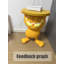 Ornement de table d'appoint Garfield