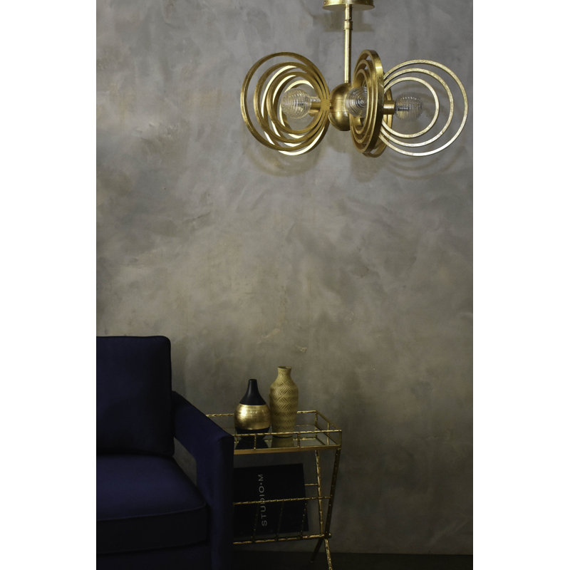 Frequency 6 - Light Chandelier, Gold