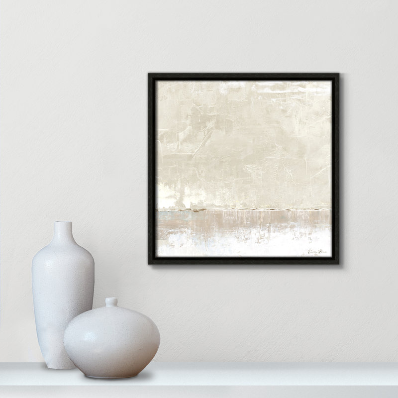 Delevan Better Days - reproduction de cadre flottant sur toile, H 13,5 po x l 13,5 po, Espresso