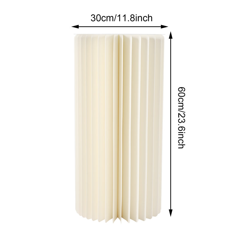 Vases en carton, H 23,6 po x l 11,8 po x P 11,8 po