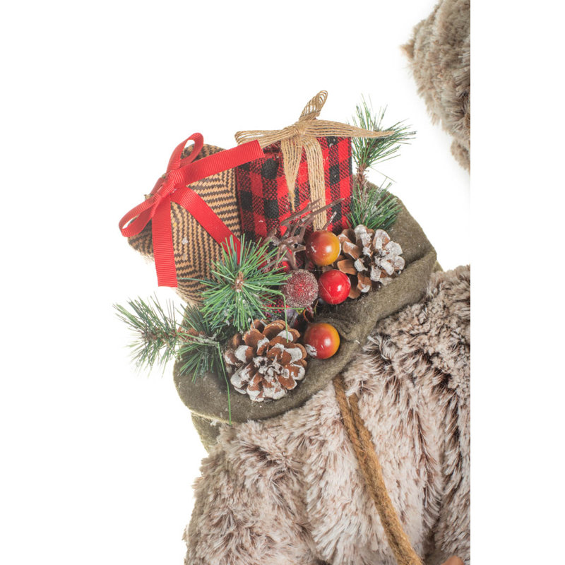 Père Noël nordique brun